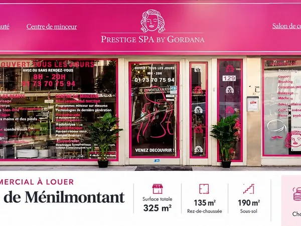 LOCAL COMMERCIAL À LOUER - 325 m² - PARIS 20e