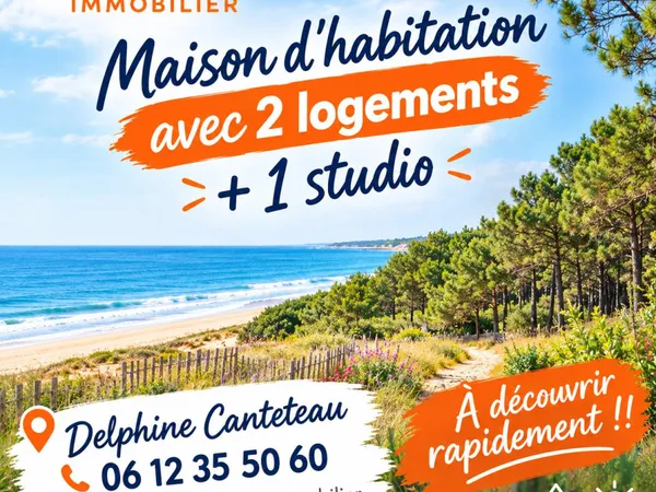 Quartier calme et recherché proche plage et forêt