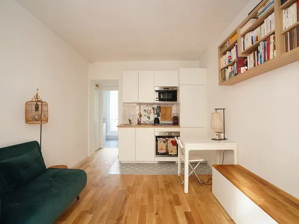 Loue appartement 24m² Paris 14ème - Denfert-Rochereau, refait à neuf, en bail mobilité 4 mois et dem