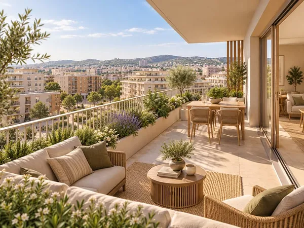 -- MARSEILLE 15ÈME - MAGNIFIQUE T4 EN ÉTAGE ÉLEVÉ ET MULTIPLE TERRASSE - RARE À LA VENTE