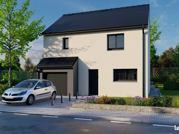 Projet de construction d'une maison 103.45 m² avec terrain à AZAY-SUR-CHER (37)