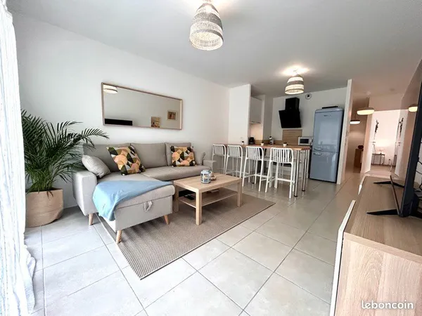 à louer à l'année - t4 à capbreton - 3 chambres