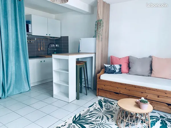 Studio meublé 26 m² - Gare Saint-Roch / Comédie - Internet inclus