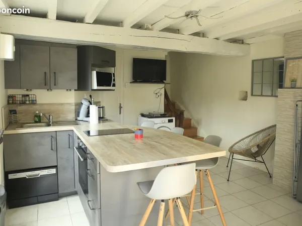 Maison de village meublée - 60 m² - 2 chambres - Saint-Sorlin-en-Bugey
