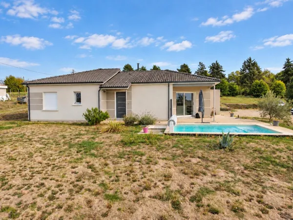 Maison contemporaine & piscine - 25min de Marmande