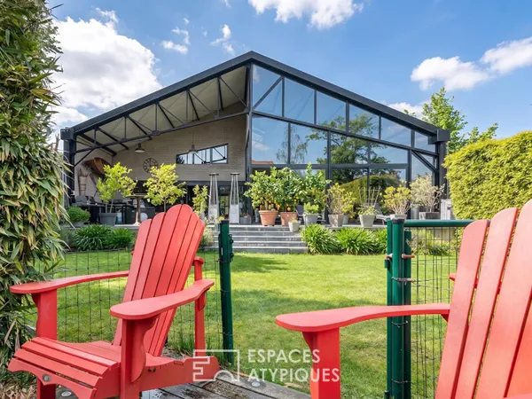 Loft d'exception avec jardin et piscine intérieure