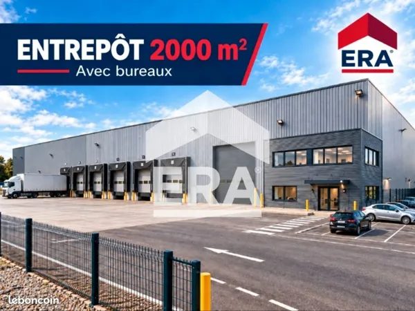 Bureaux, entrepôt 1752 m² ROUBAIX