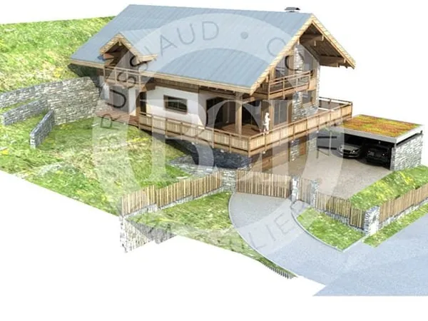 Terrain de 1375 m² avec PC et études à Allemond Village