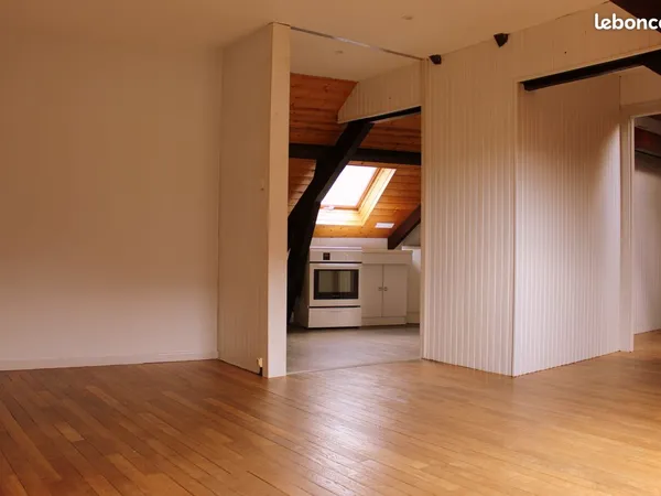 Appartement centre ville séjour + 1 chambre + 1 bureau