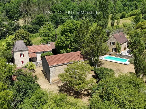 Charmante maison en pierre, piscine