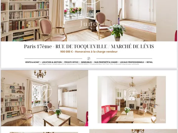 Appartement 84m2 rue de Tocqueville 17eme ardt