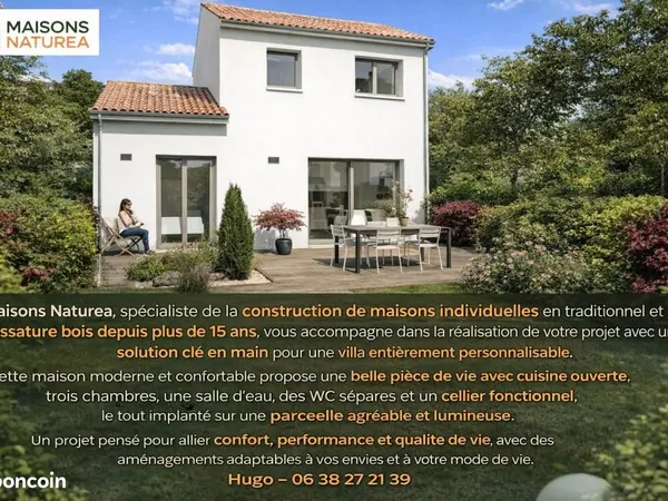 Maison 3 pièces 80 m²