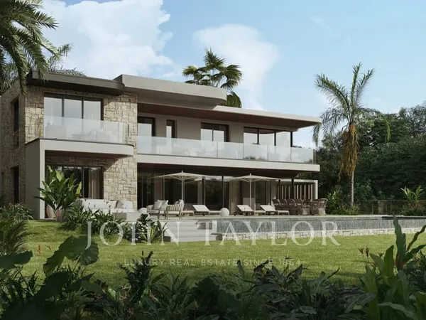 Super-Cannes — Projet de villa contemporaine de 740 m² avec vue mer