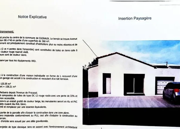 Terrain constructible 390 m²