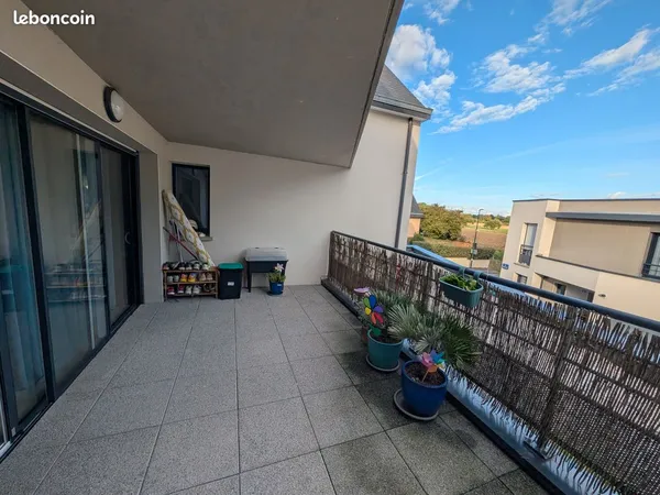 Nouveauté - appartement t3 de 64m² avec belle terrasse et double parking a noyal-chatillon-sur-seich
