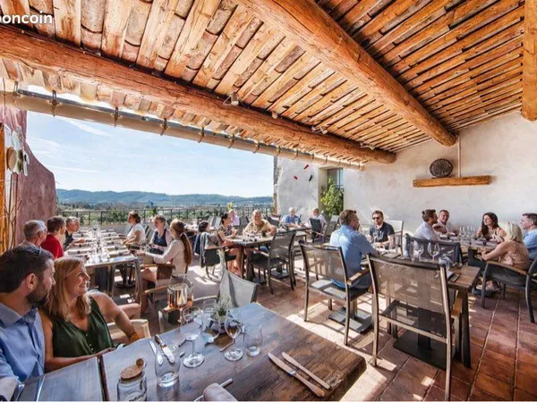 Restaurant cuisine bistronomique de charme - luberon - terrasse panoramique - affaire clé en main
