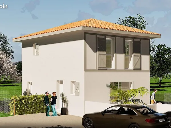 Projet de construction d'une maison 89.75 m² avec terrain à SAINT-PIERRE-D'IRUBE (64)
