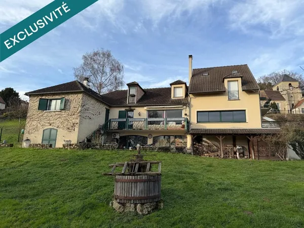 Propriété rare sur 9500 m² - 10 mn de La Ferté sous Jouarre.