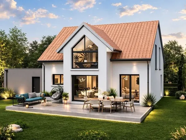 Soultzmatt - Maison 127m² 5 pièces et garage double avec vue sur le vignoble