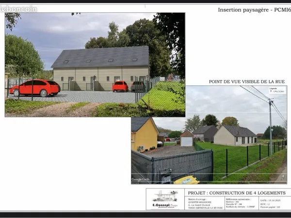 Projet immobilier 4 maisons