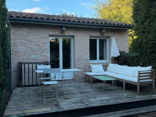 Maison T2 meublée avec jardin et terrasse, au calme, près du tram D (Calypso), Le Bouscat