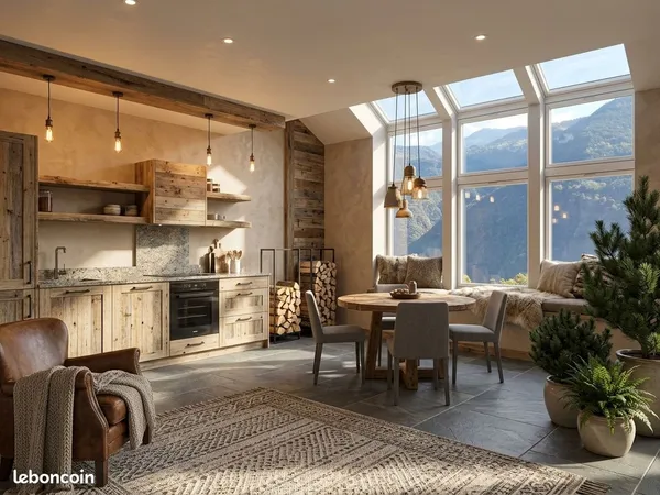 Rare à la vente duplex en dernier étage - vue montagne