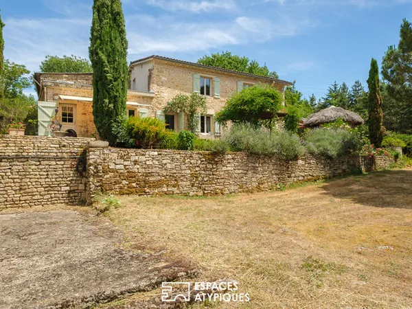 Propriété en pierre au charme provençal dans un écrin de verdure