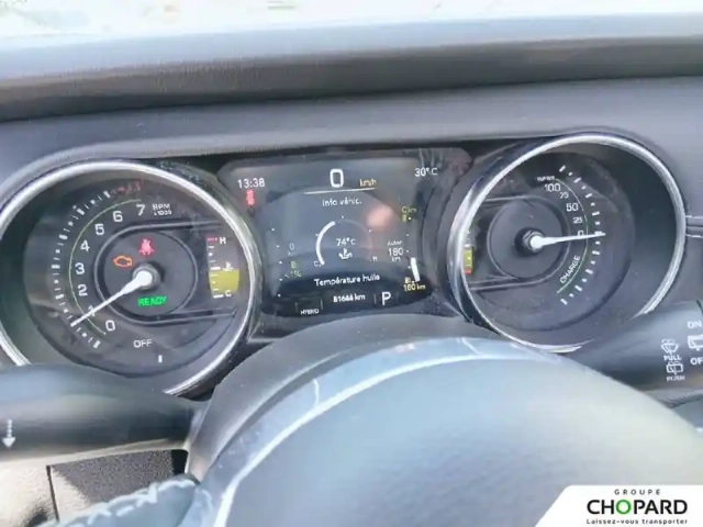 Jeep Wrangler unlimited 4xe 2.0 l t 380 ch phev 4x4 bva8 — photo 21