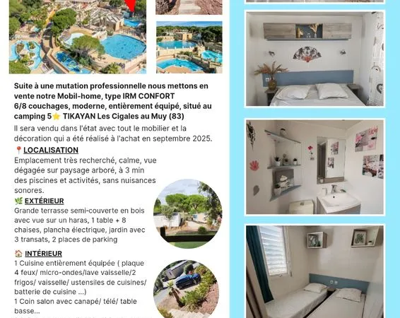 Mobil home à saisir