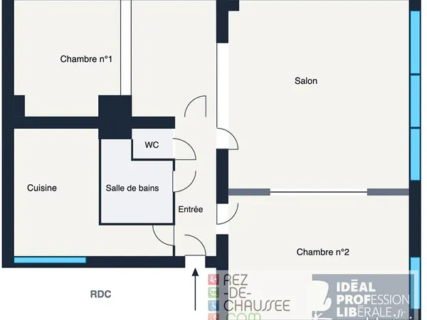 Bureaux 60 m² PARIS