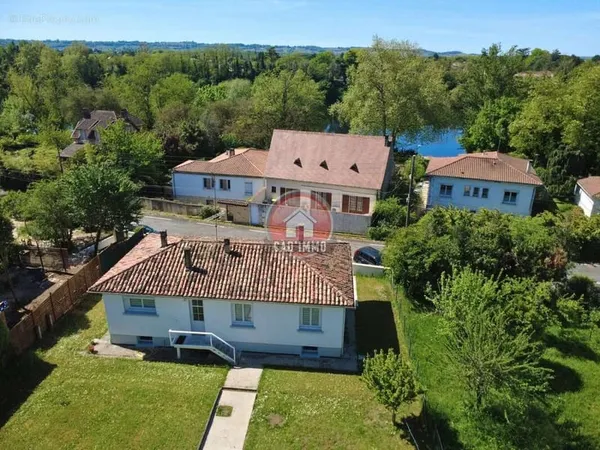 Maison sur 2 niveaux, 3ch, quartier bord Dordogne Bergerac