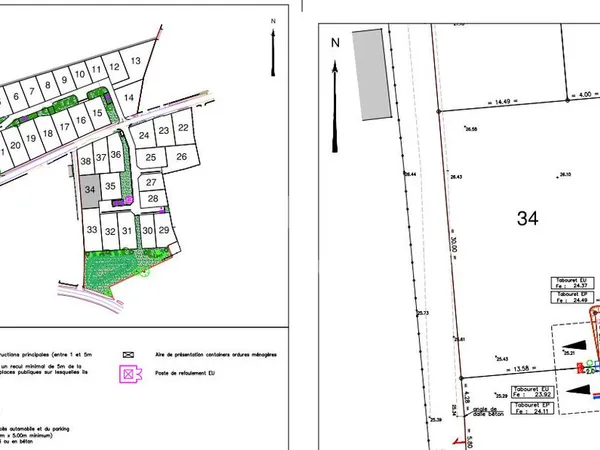 Terrain 538 m² BREM SUR MER