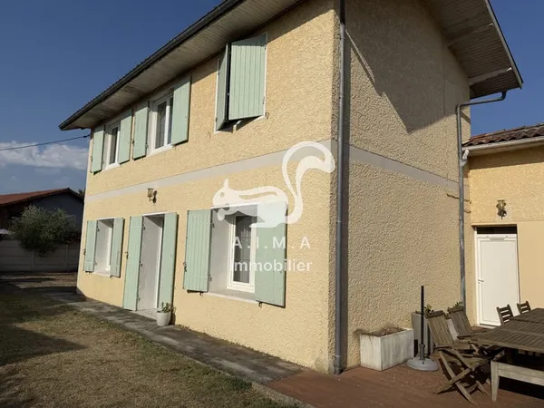 Mios, à 5mn à pieds du bourg et des écoles, maison louée meu