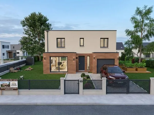 Terrain + maison 122 m²