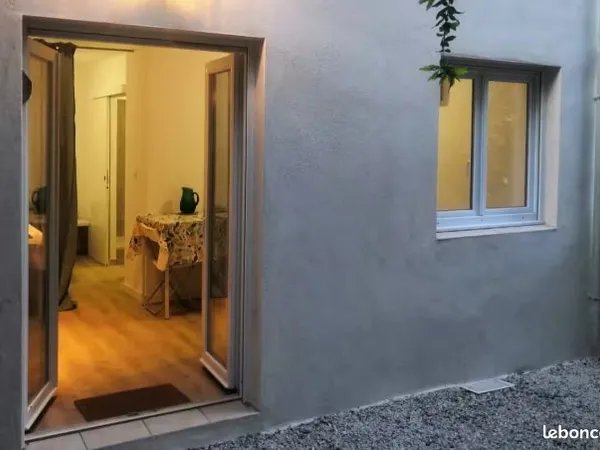 T1 bis meublé - Marseillan centre - terrasse privative