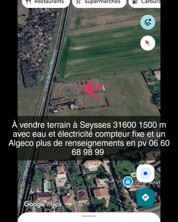 Vend terrain à Seysses