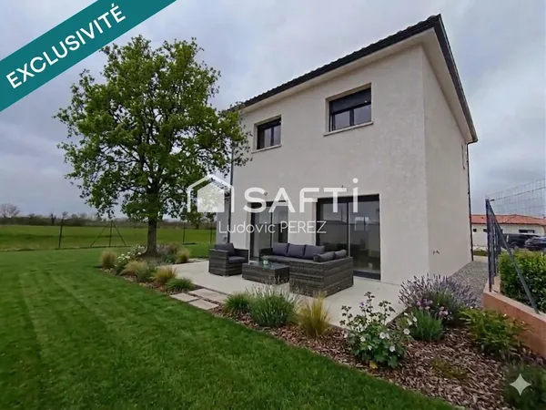 MAISON NEUVE T4 103 M²  GARAGE  TERRAIN 400 M²  BRESSOLS (82710)