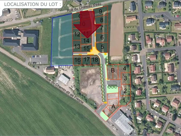 Terrain 309 m²
