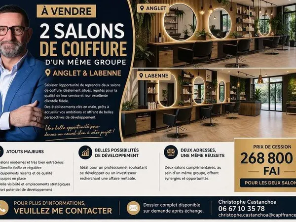 Boutique 6 pièces 130 m²