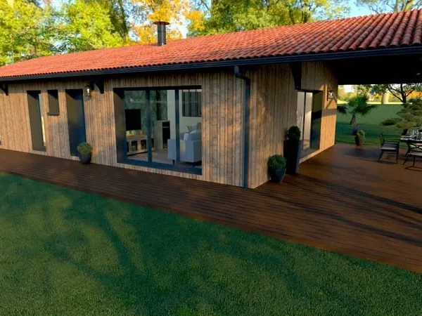 HAGETMAU TERRAIN DE 974M²