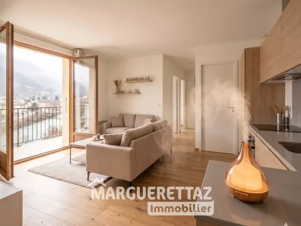 Le confort moderne avec vue sur les Alpes