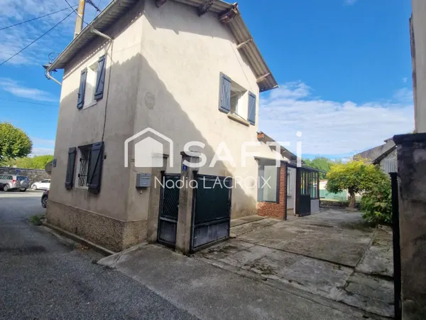 Maison 62m², dépendance de 48m², parcelle de 420m²