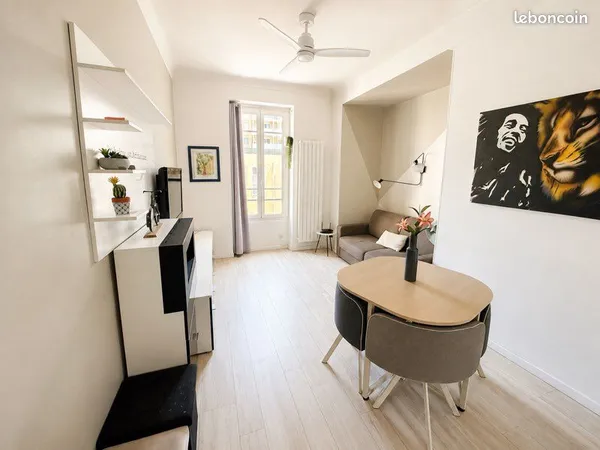 Nice port - 2 pièces meublé 46 m² - bail étudiant / mobilité