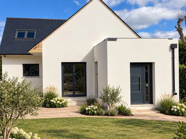 CÔTÉ BAIE MAISON NEUVE AVEC 4 CHAMBRES À 300 M DES PLAGES