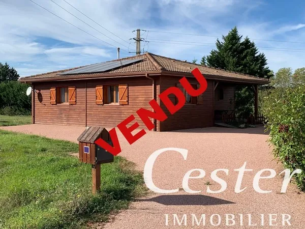 Maison à ossature bois de 96 m2