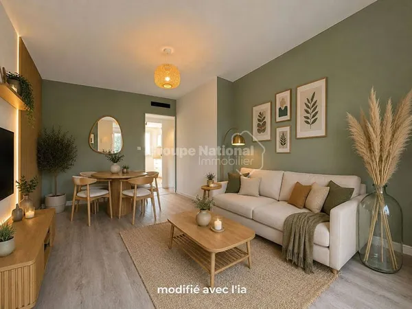 Appartement 3 pièces 62 m²