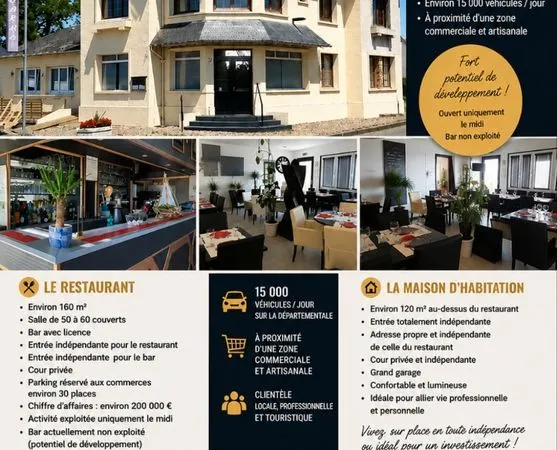 Vente commerce et maison