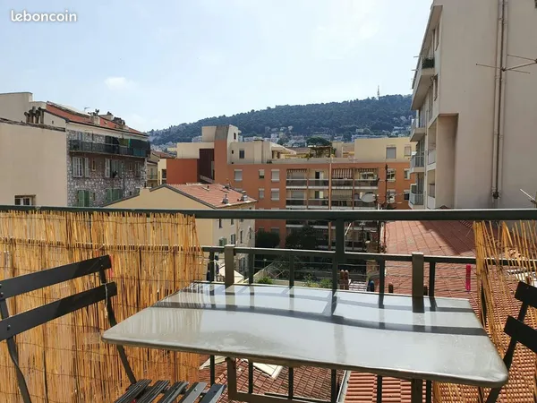 3 pièces meublé Port de Nice - Balcon