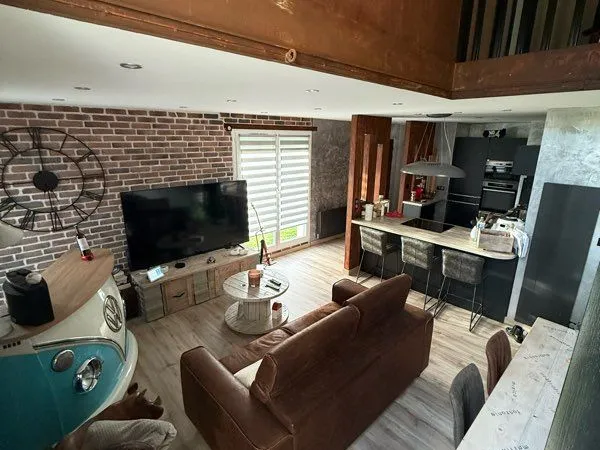 Appartement duplex T4 avec jardin
