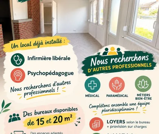 Local, bureau, libéral